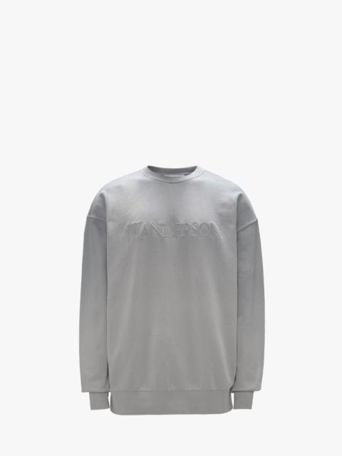 GRADIENT SWEATSHIRT WITH LOGO EMBROIDERED