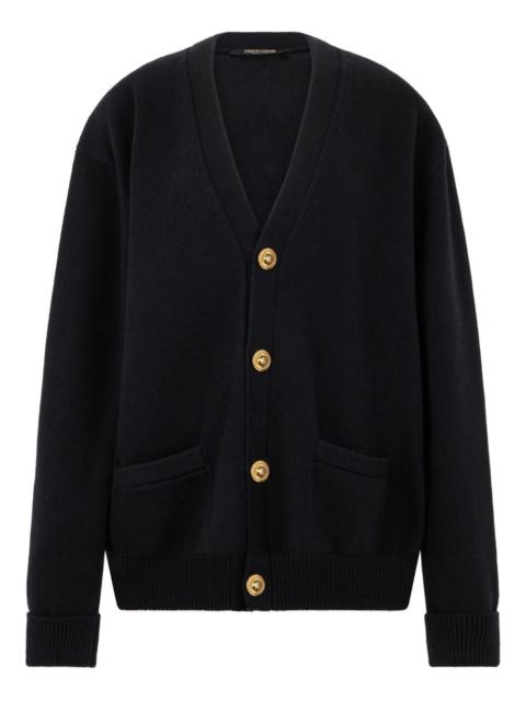 gold button cardigan