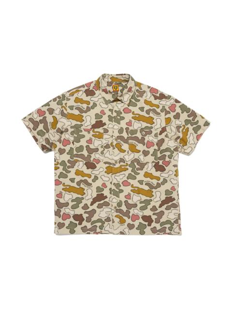 Human Made x KAWS Made Camo Shirt Brown
