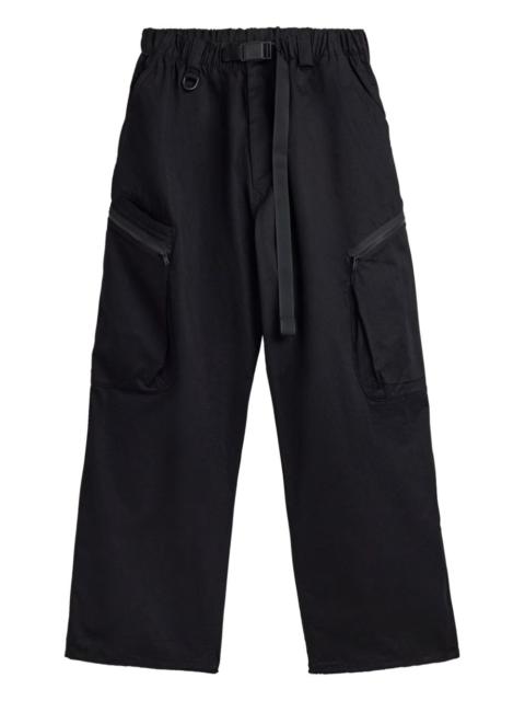 pleated-details cargo trousers