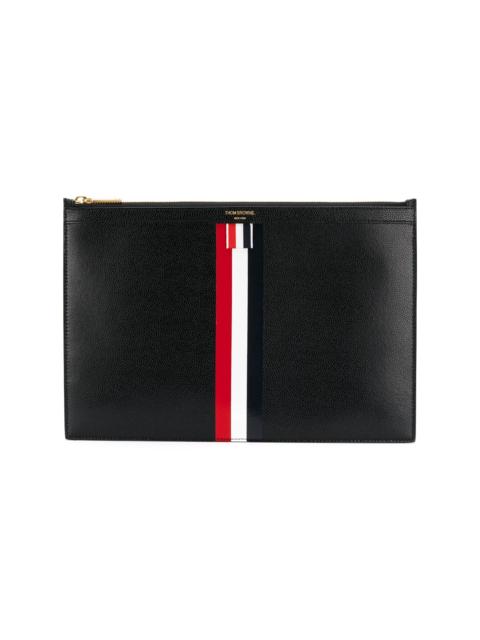 tricolour zipper tablet holder