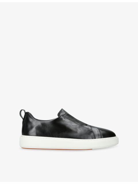 Clean Icon Victory Leather Low-Top Trainers