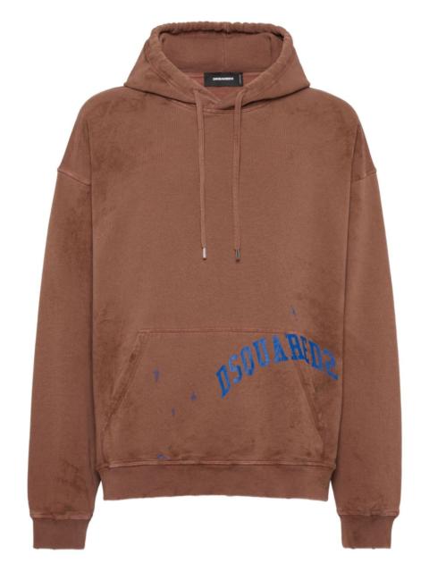 Dirty Dyed Loose-Fit hoodie