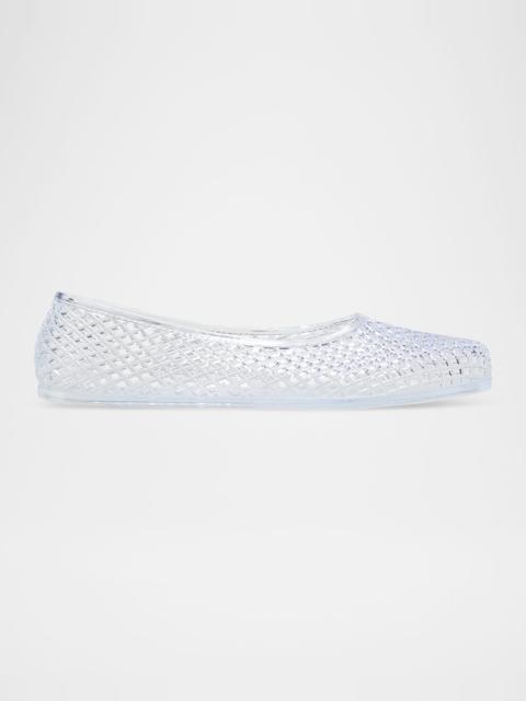 Iro Transparent Jelly Ballerina Flats
