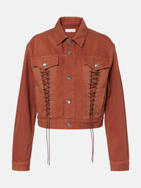 Cropped denim jacket