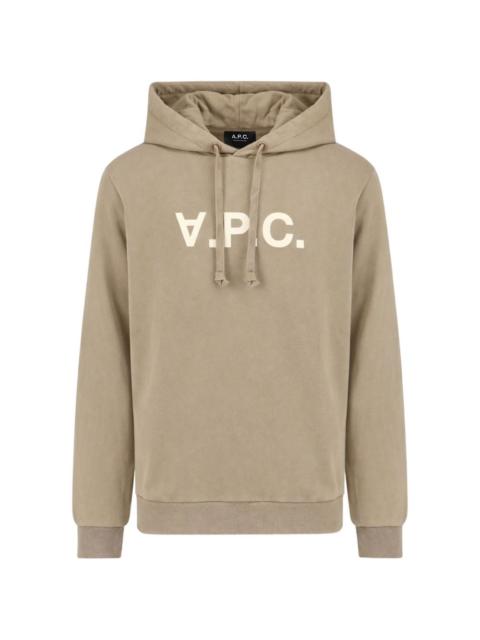 logo-print hoodie