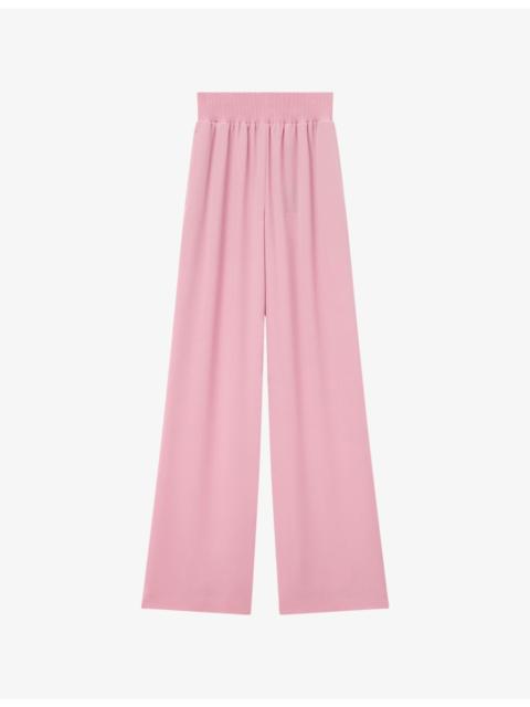 Nour Wide-Leg Woven Trousers