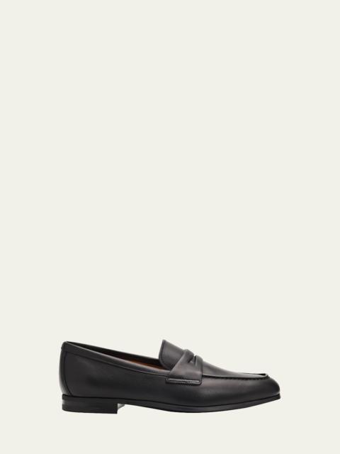 Men's Milton Calf Leather Penny Loafers
