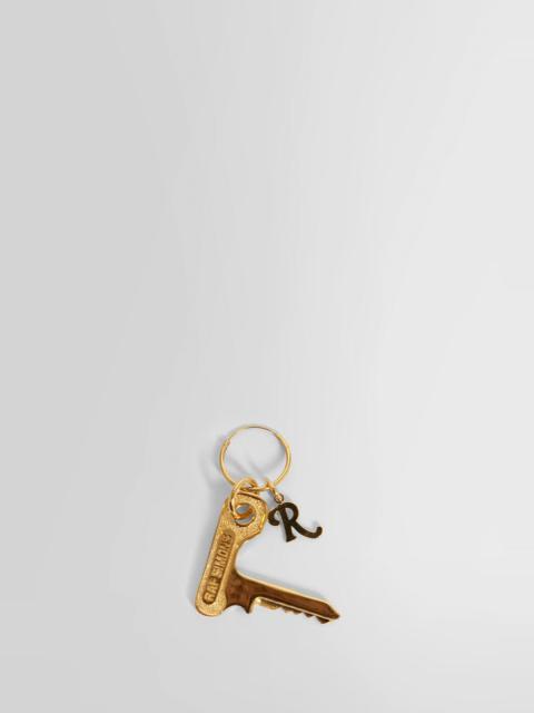 RAF SIMONS MAN GOLD EARRINGS