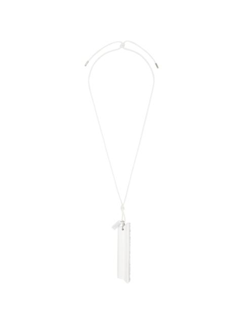 White 'Invitation' Necklace