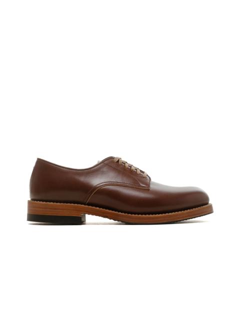 USN Low Quarter Shoes French Calfskin Russet Brown