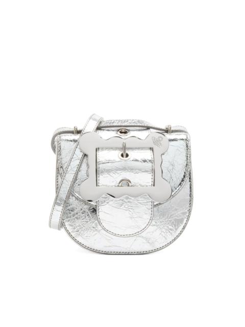Jodie buckle-embellished satchel
