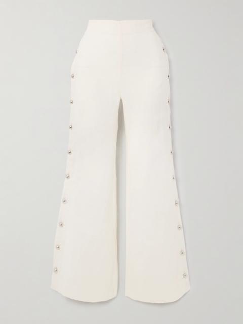 Holland Linen Wide-leg Pants