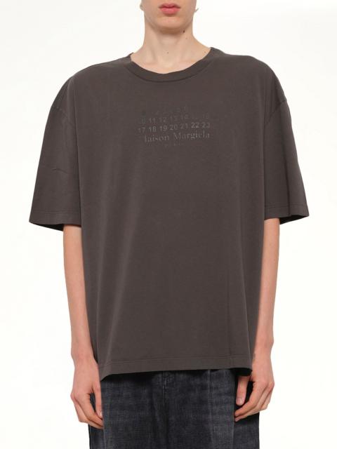 Maison Margiela Logo T-Shirt in Mink
