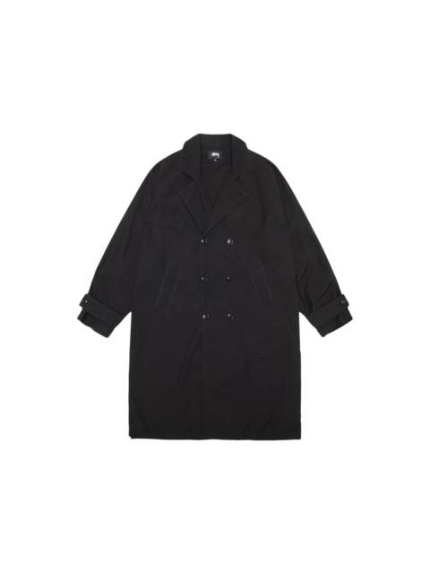 Stussy Lightweight Surfman Trench Coat Black