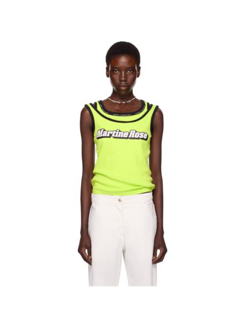 SSENSE Exclusive Green Folded Vest Tank Top