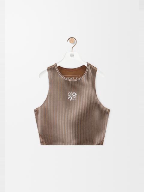 Tank top in technical jersey