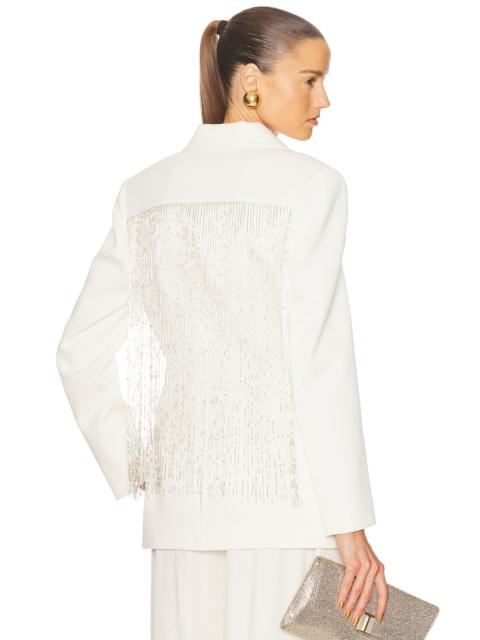 Shania Beaded Fringe Blazer