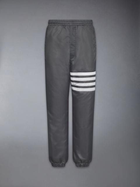 SHINY RIPSTOP 4-BAR TRACK PANTS