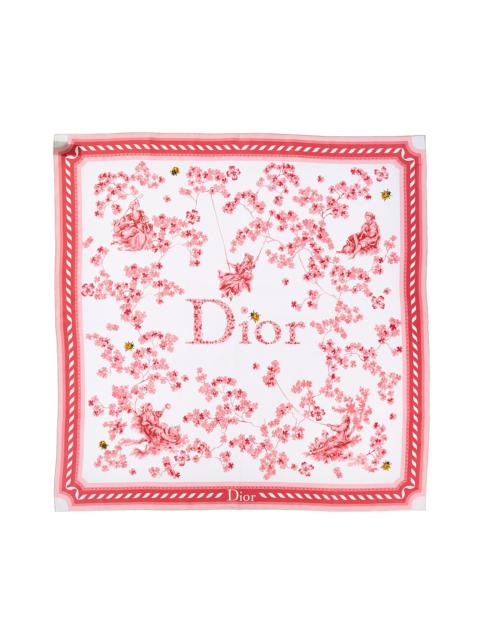 Dior Clover Silk Scarf
