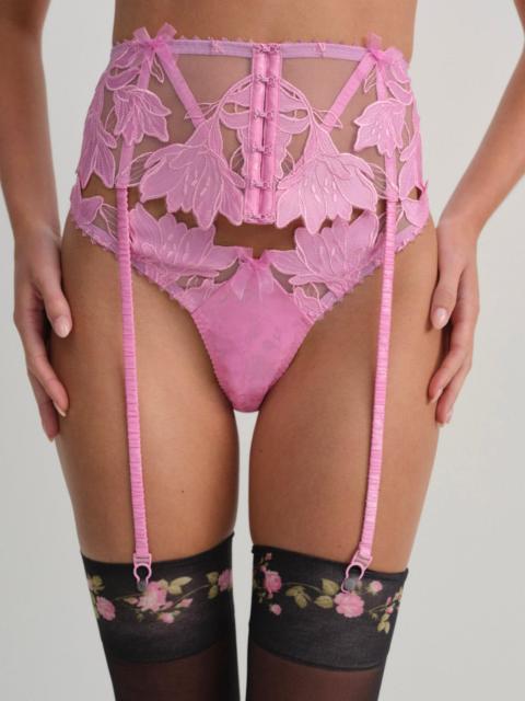 Maye Embroidered Garter Belt
