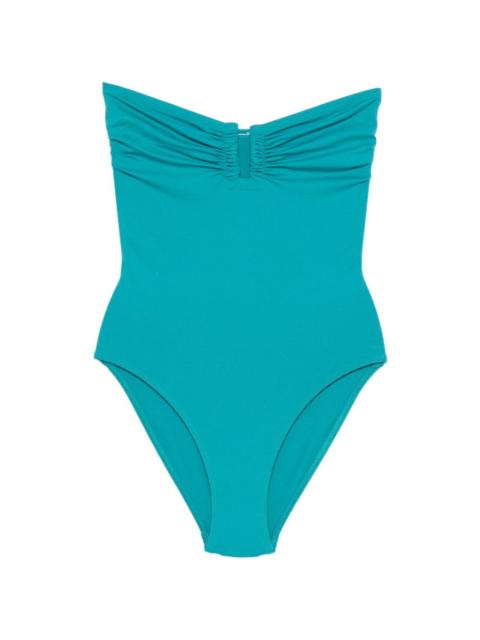 ruched swimsuit
