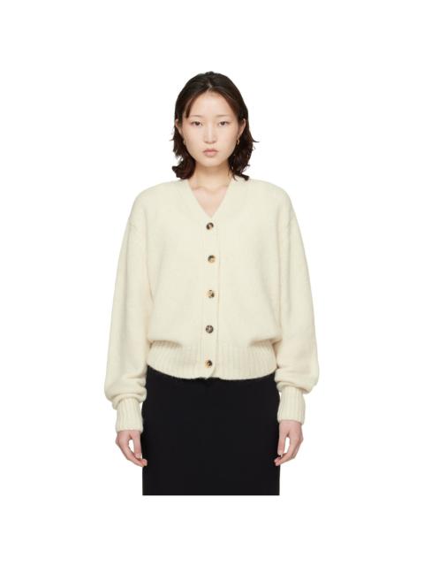Off-White Baby Alpaca Cardigan