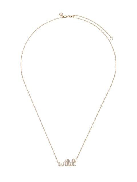 14K Gold, Diamond Necklace gold