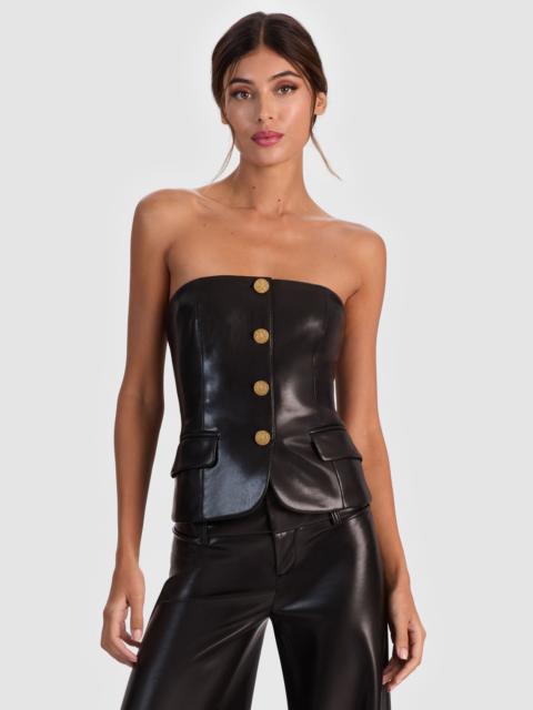 MADISON VEGAN BUSTIER TOP