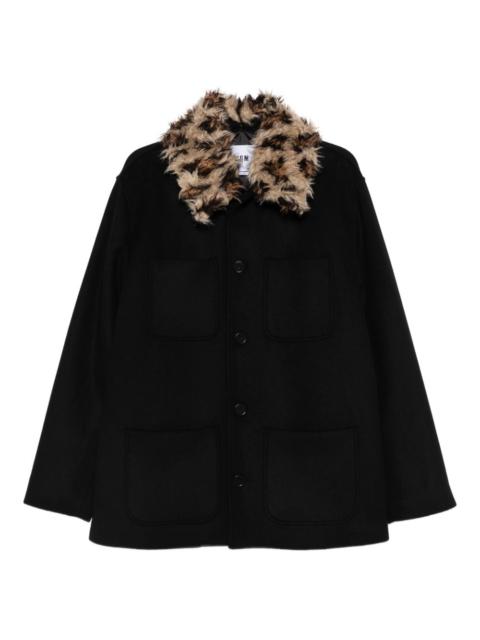 faux-fur collar jacket