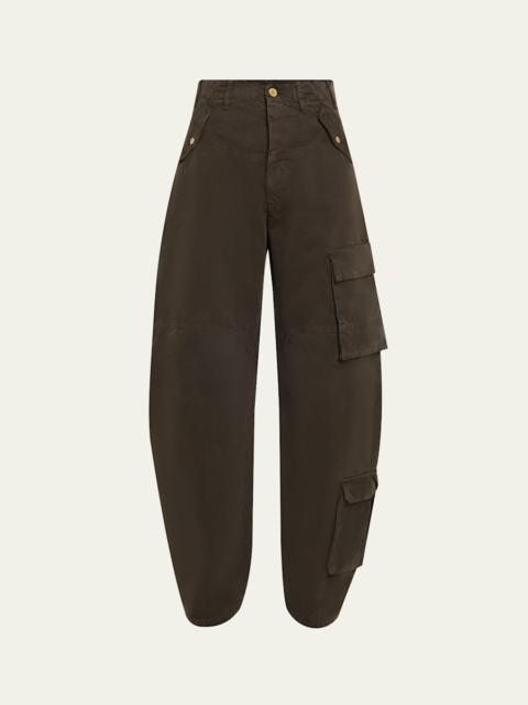 Rosalind Wide-Leg Baggy Cargo Jeans
