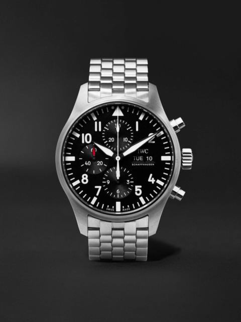 Pilot's Automatic Chronograph 43mm Stainless Steel Watch, Ref. No. IW377710