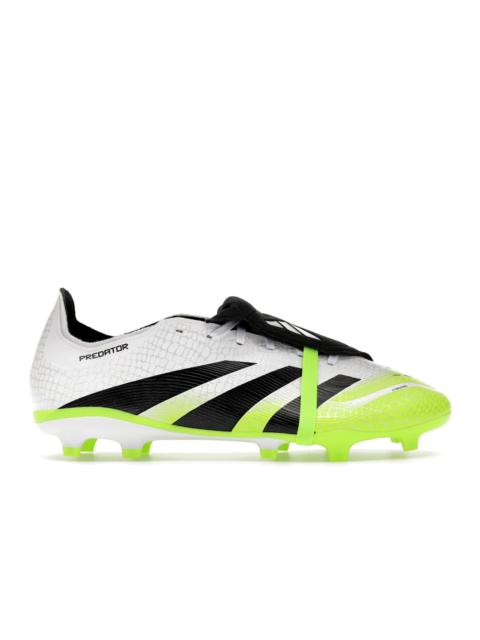 adidas Predator League Fold-Over Tongue FG/MG Cloud White Core Black Lucid Lemon