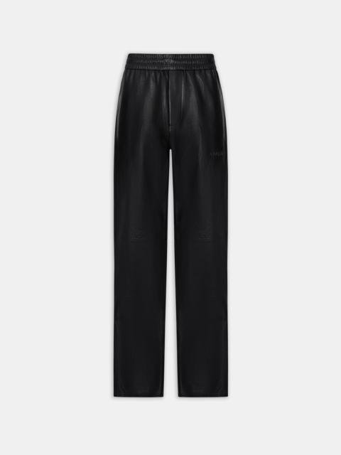 LEATHER TRACK PANT