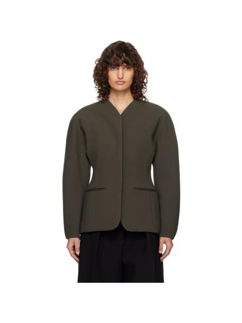 Khaki 'The Ovalo' Blazer