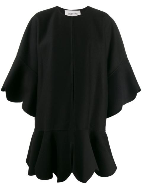 scalloped edge cape