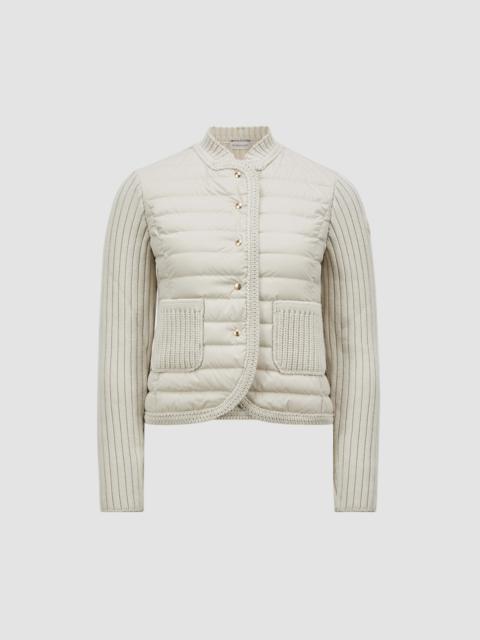 Padded Wool Cardigan