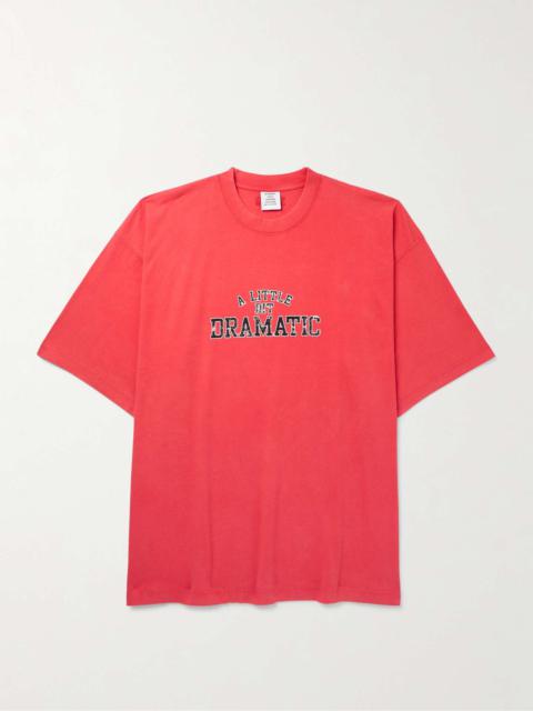 Oversized Printed Cotton-Jersey T-Shirt