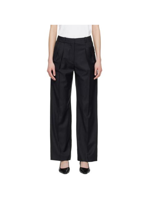 Black Sbiru LDS Straight Leg Trousers