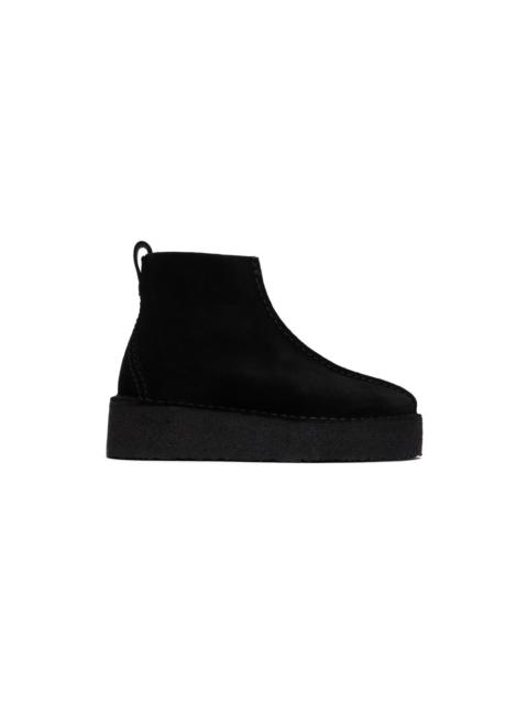Black Trek Wedge Boots