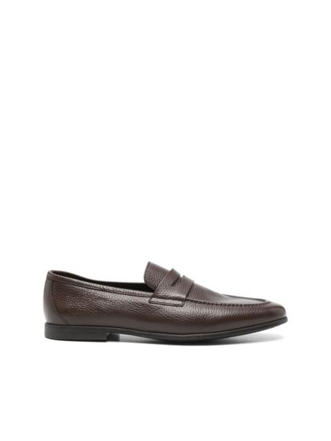 leather loafers