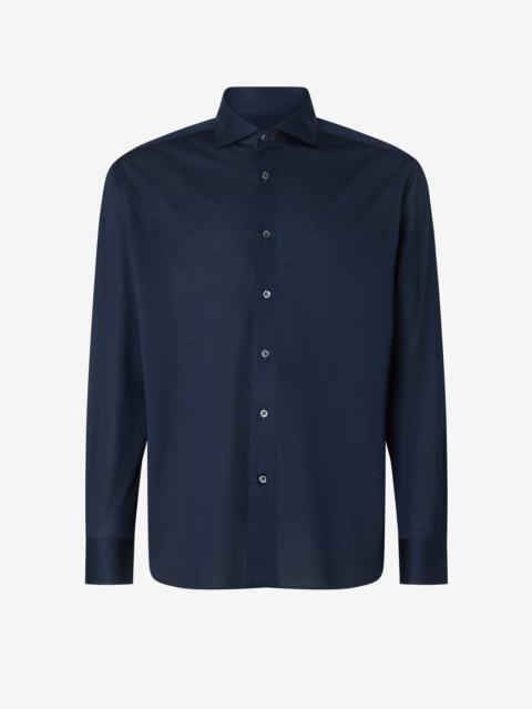 Navy blue jersey shirt