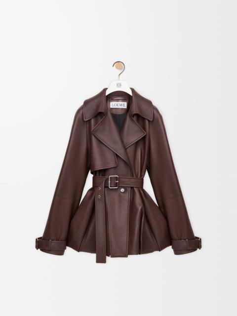 Jacket in nappa lambskin