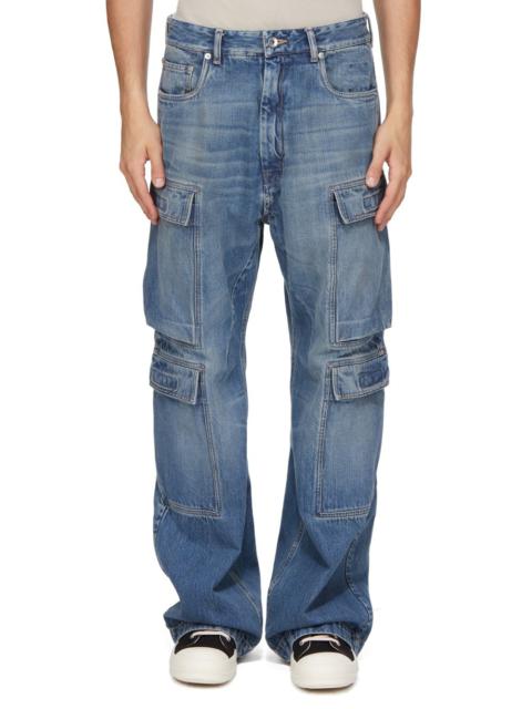 Wide-Leg Cargo Jeans
