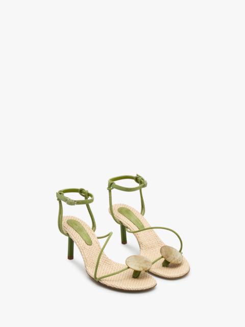 Doma Stoned Raffia Heel