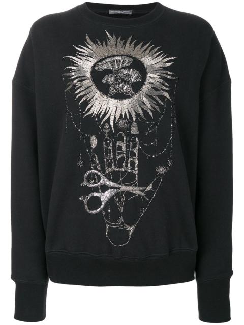 embroidered sweatshirt