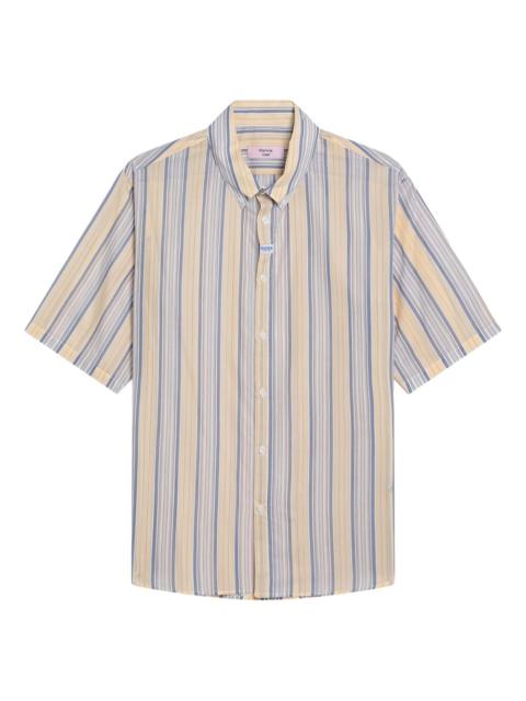 striped short-sleeve shirt