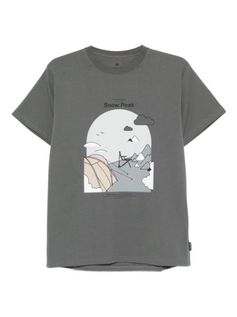 graphic print T-shirt