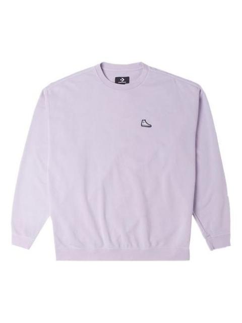 Converse Sneakers Patch Loose Fit Sweatshirt 'Light Purple' 10024866-A03
