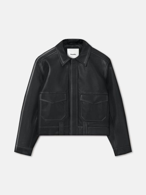 Regenerated Leather Jacket